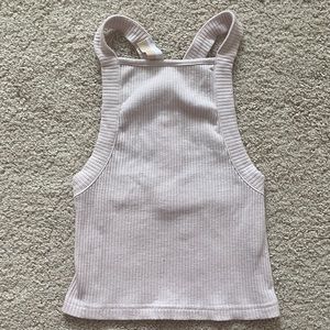 North end boutique XS pink ribbed tank top never worn